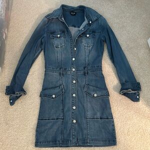 Super cute Jean dress with button detailing